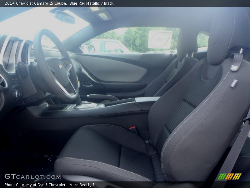 Blue Ray Metallic / Black 2014 Chevrolet Camaro LS Coupe