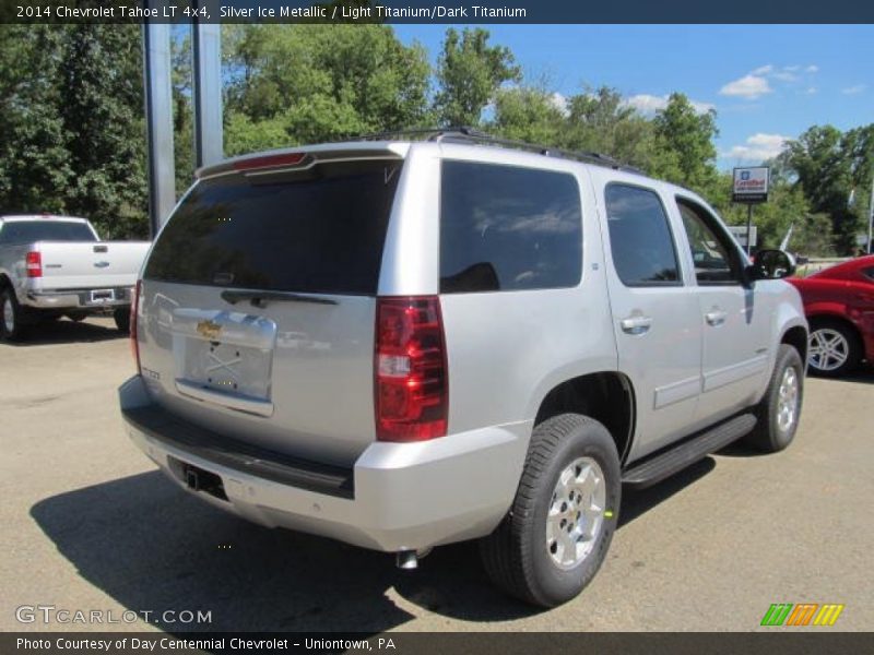 Silver Ice Metallic / Light Titanium/Dark Titanium 2014 Chevrolet Tahoe LT 4x4