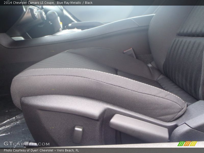 Blue Ray Metallic / Black 2014 Chevrolet Camaro LS Coupe