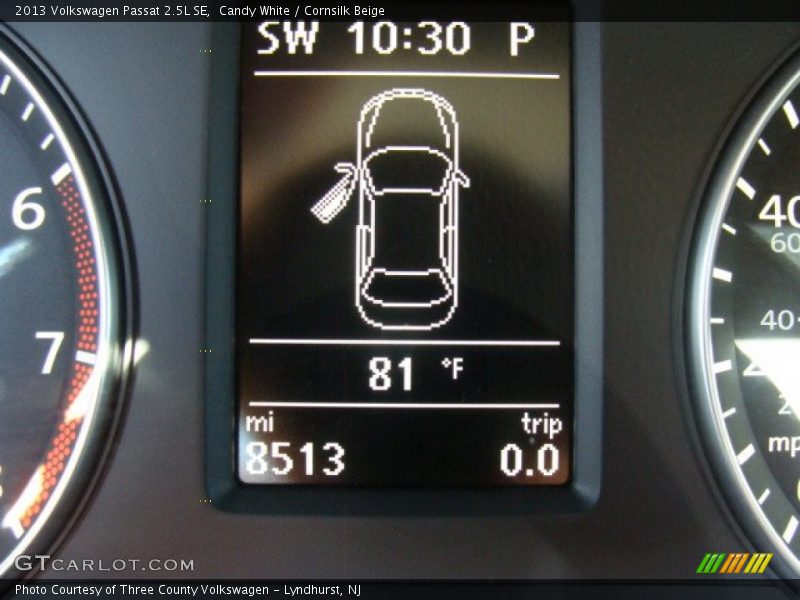 Candy White / Cornsilk Beige 2013 Volkswagen Passat 2.5L SE