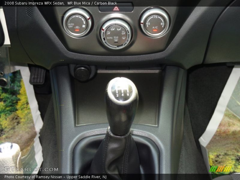 WR Blue Mica / Carbon Black 2008 Subaru Impreza WRX Sedan