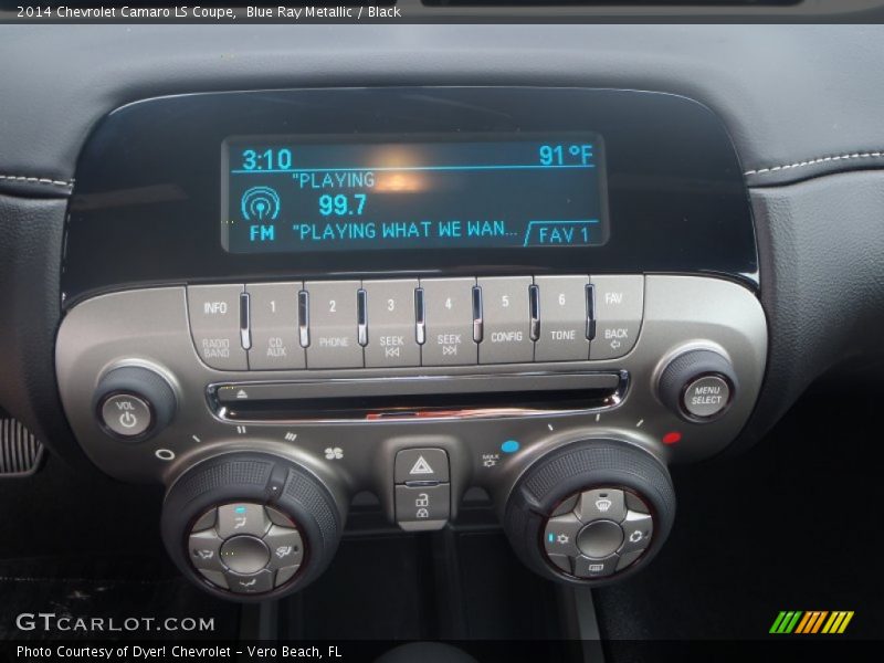Blue Ray Metallic / Black 2014 Chevrolet Camaro LS Coupe