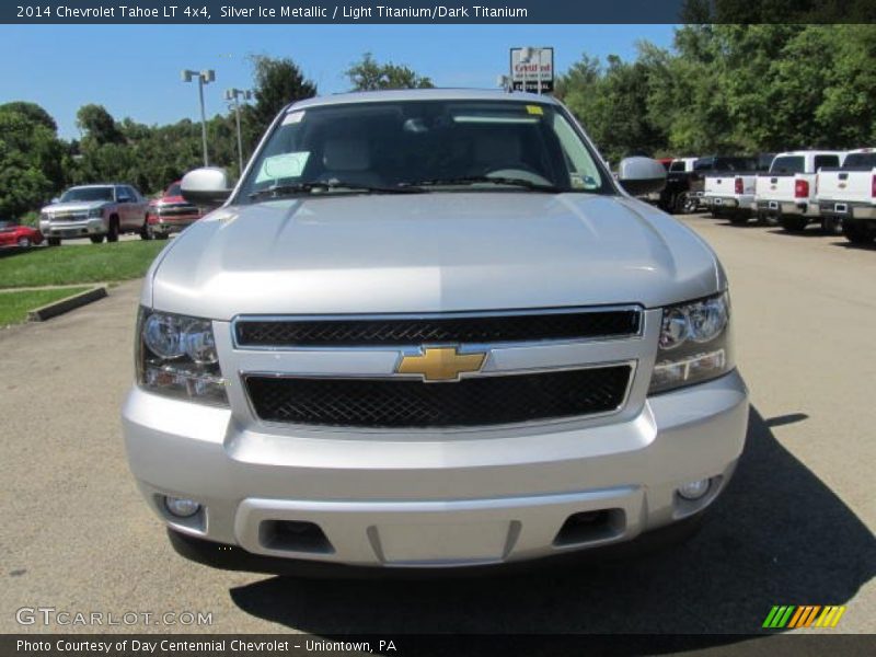 Silver Ice Metallic / Light Titanium/Dark Titanium 2014 Chevrolet Tahoe LT 4x4