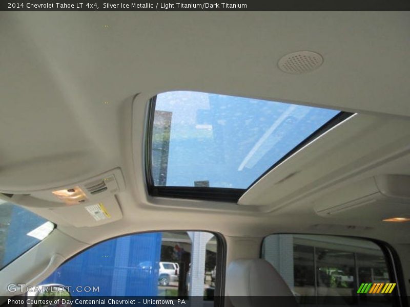 Silver Ice Metallic / Light Titanium/Dark Titanium 2014 Chevrolet Tahoe LT 4x4