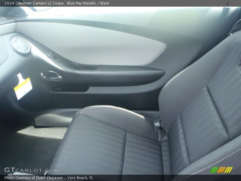 Blue Ray Metallic / Black 2014 Chevrolet Camaro LS Coupe