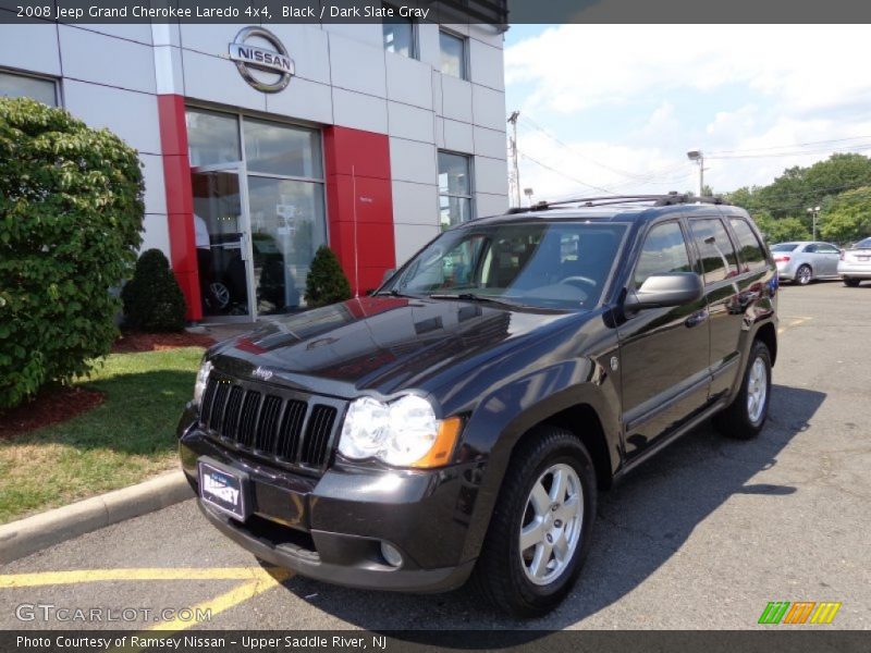 Black / Dark Slate Gray 2008 Jeep Grand Cherokee Laredo 4x4