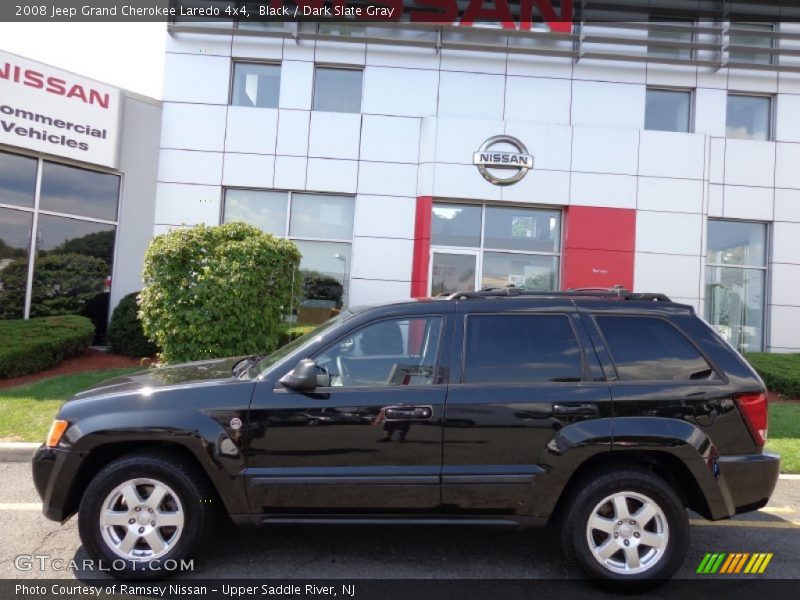 Black / Dark Slate Gray 2008 Jeep Grand Cherokee Laredo 4x4