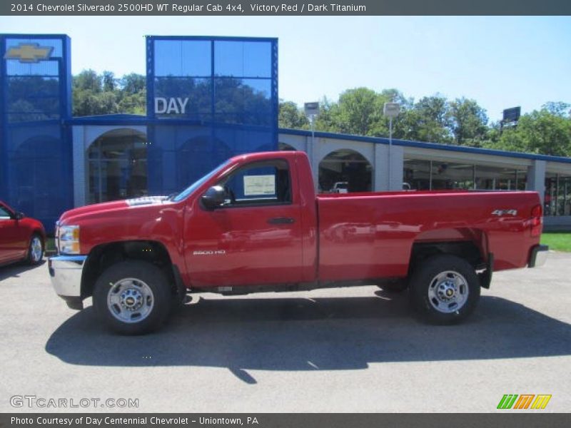 Victory Red / Dark Titanium 2014 Chevrolet Silverado 2500HD WT Regular Cab 4x4