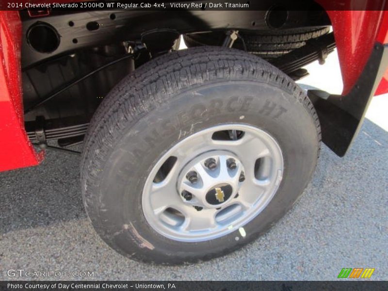 Victory Red / Dark Titanium 2014 Chevrolet Silverado 2500HD WT Regular Cab 4x4