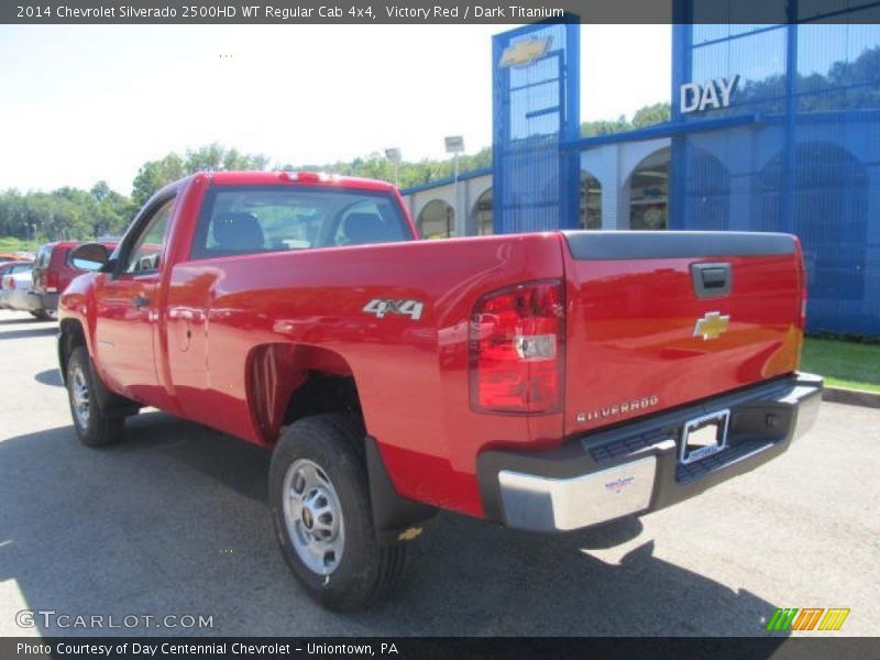 Victory Red / Dark Titanium 2014 Chevrolet Silverado 2500HD WT Regular Cab 4x4