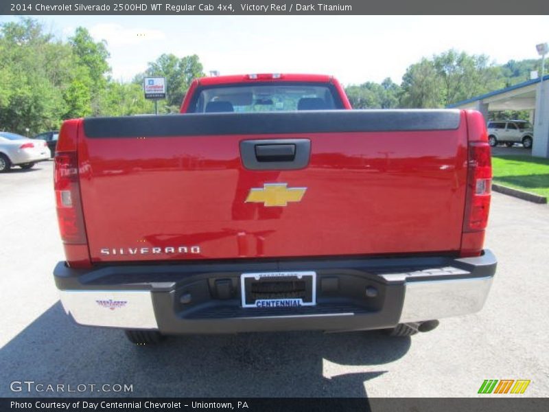 Victory Red / Dark Titanium 2014 Chevrolet Silverado 2500HD WT Regular Cab 4x4