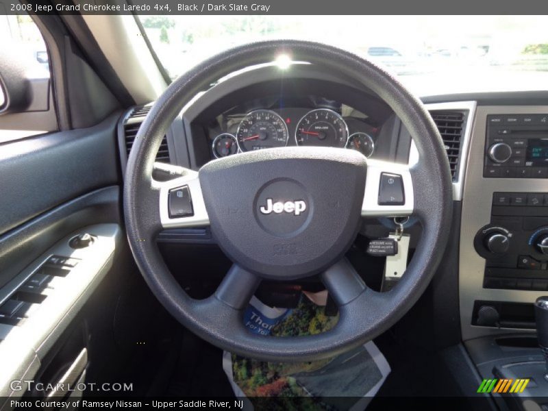Black / Dark Slate Gray 2008 Jeep Grand Cherokee Laredo 4x4