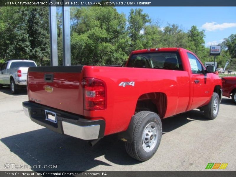 Victory Red / Dark Titanium 2014 Chevrolet Silverado 2500HD WT Regular Cab 4x4