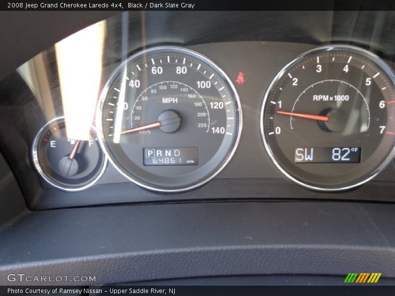 Black / Dark Slate Gray 2008 Jeep Grand Cherokee Laredo 4x4