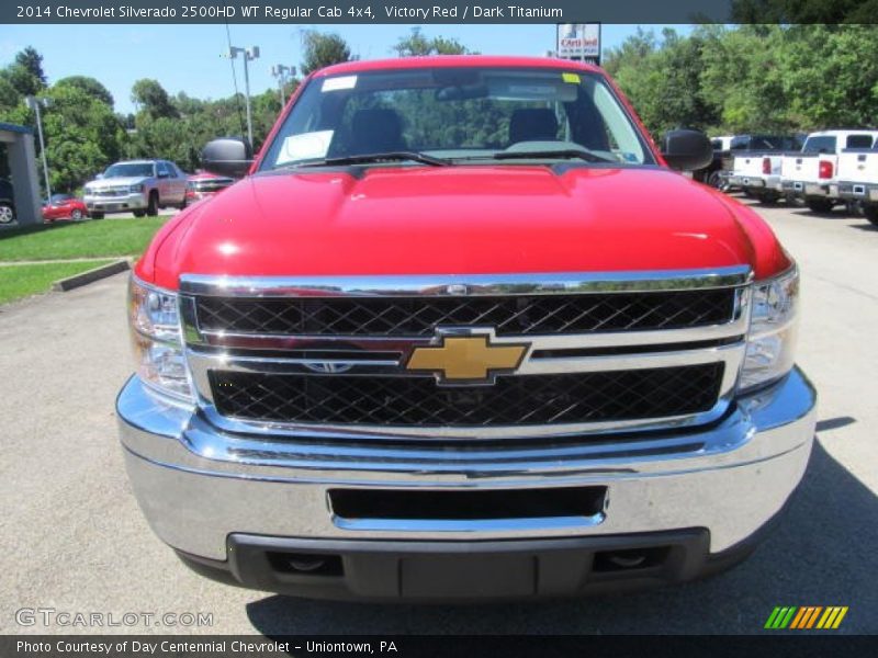 Victory Red / Dark Titanium 2014 Chevrolet Silverado 2500HD WT Regular Cab 4x4