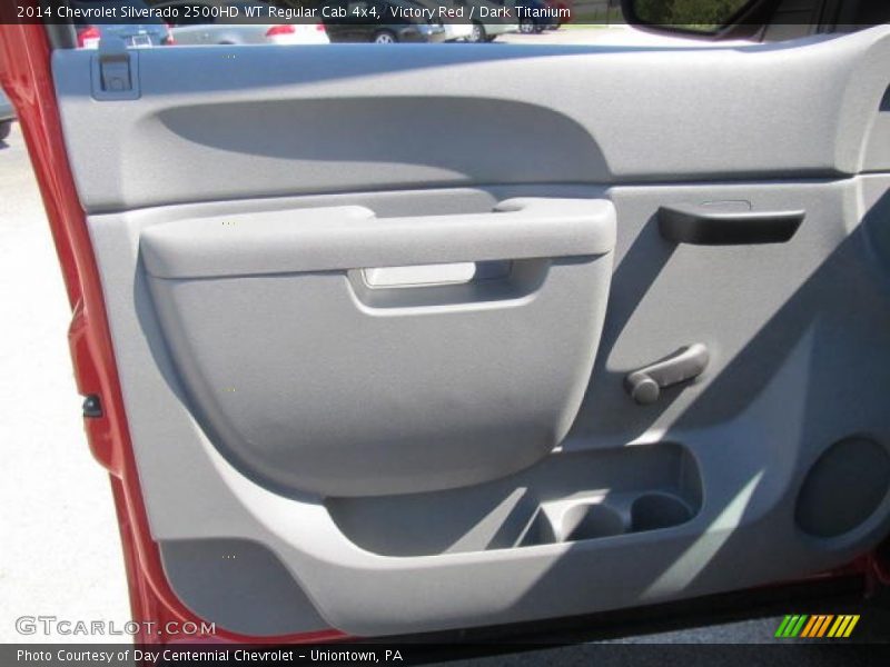 Victory Red / Dark Titanium 2014 Chevrolet Silverado 2500HD WT Regular Cab 4x4