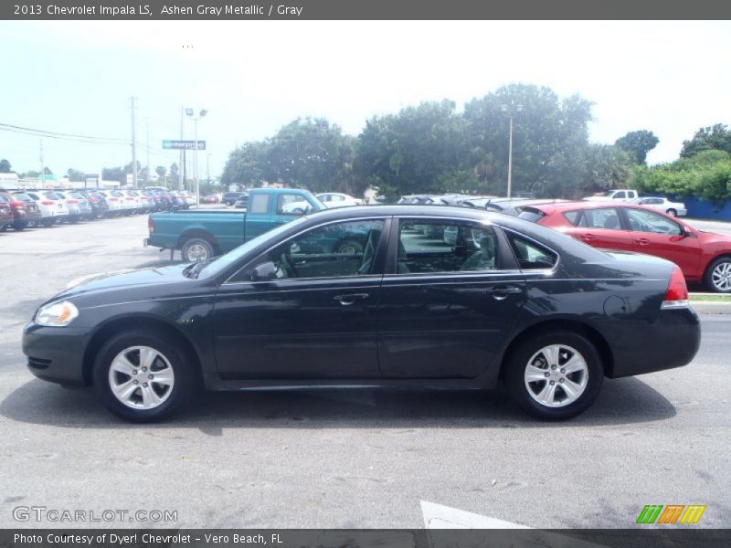 Ashen Gray Metallic / Gray 2013 Chevrolet Impala LS