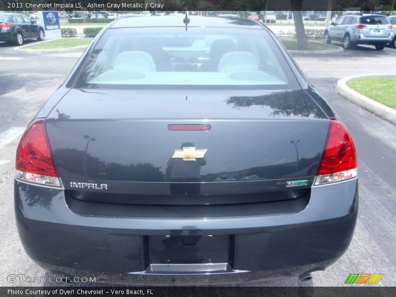 Ashen Gray Metallic / Gray 2013 Chevrolet Impala LS