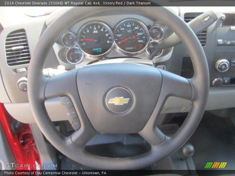 Victory Red / Dark Titanium 2014 Chevrolet Silverado 2500HD WT Regular Cab 4x4