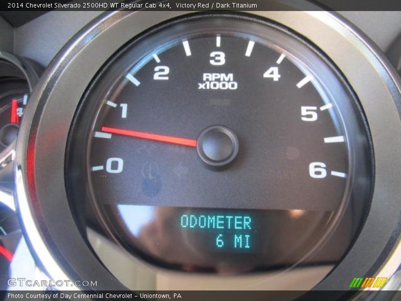 Victory Red / Dark Titanium 2014 Chevrolet Silverado 2500HD WT Regular Cab 4x4