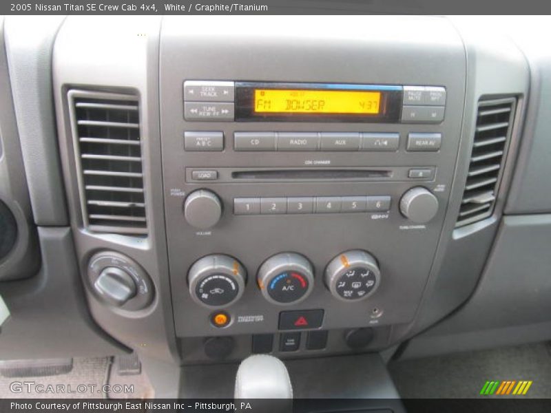 White / Graphite/Titanium 2005 Nissan Titan SE Crew Cab 4x4