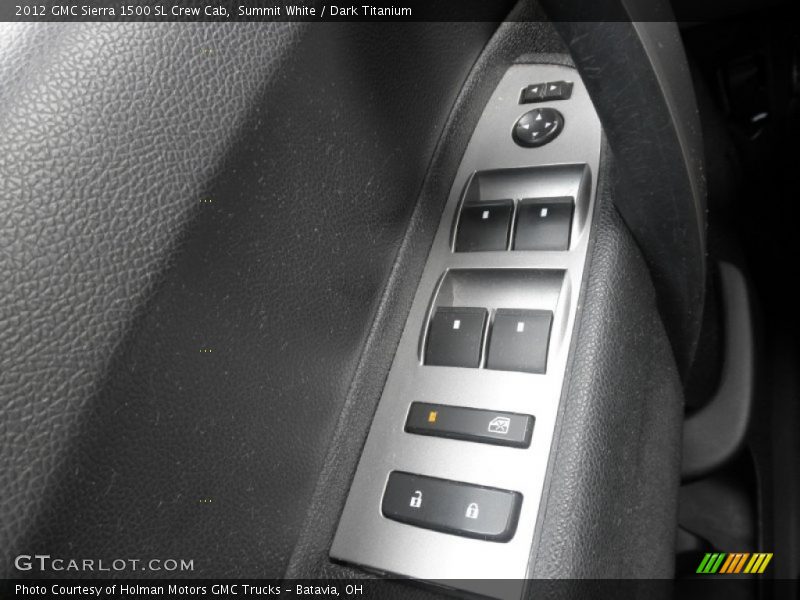Summit White / Dark Titanium 2012 GMC Sierra 1500 SL Crew Cab