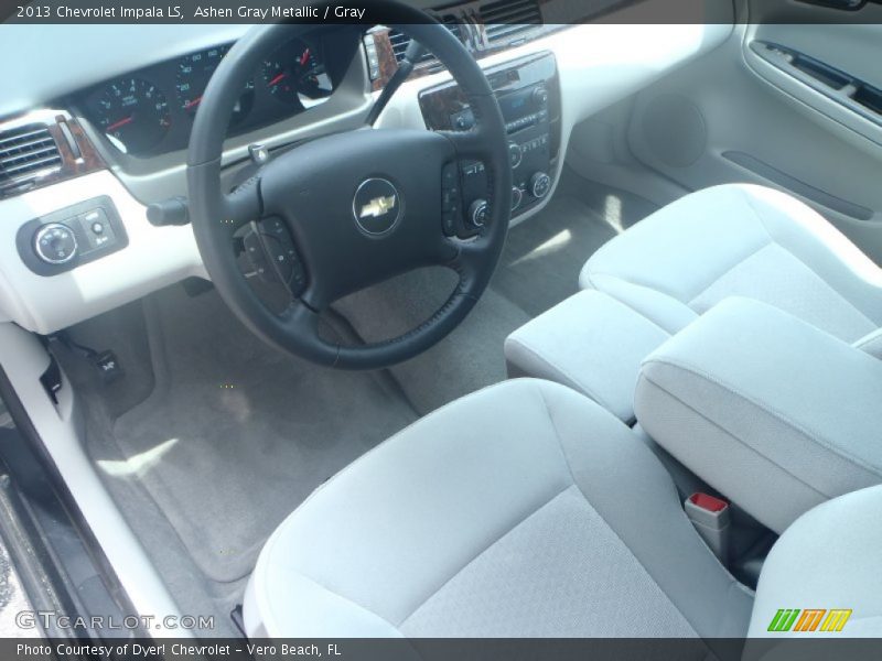 Ashen Gray Metallic / Gray 2013 Chevrolet Impala LS