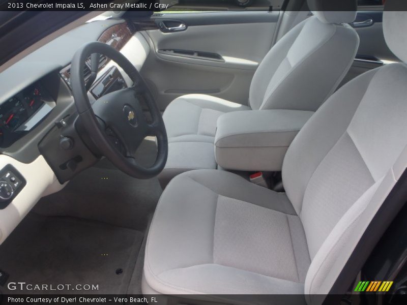 Ashen Gray Metallic / Gray 2013 Chevrolet Impala LS
