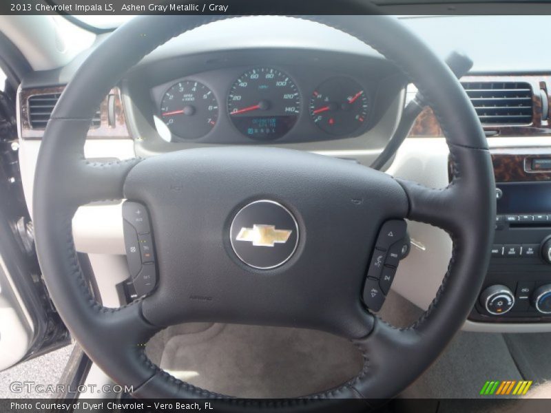 Ashen Gray Metallic / Gray 2013 Chevrolet Impala LS