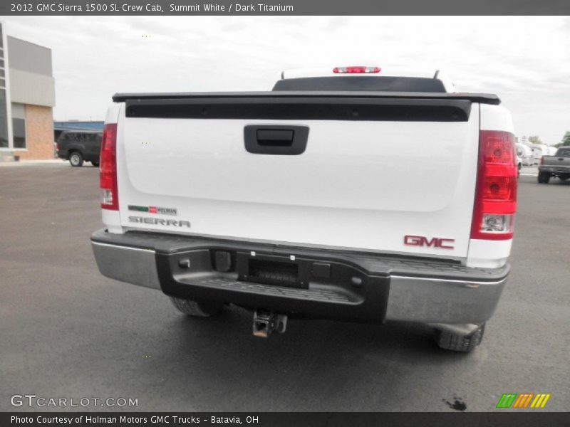 Summit White / Dark Titanium 2012 GMC Sierra 1500 SL Crew Cab