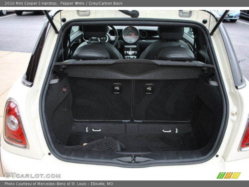 Pepper White / Grey/Carbon Black 2010 Mini Cooper S Hardtop