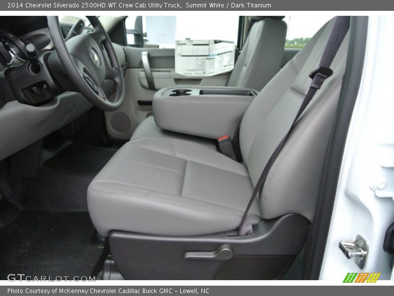 Summit White / Dark Titanium 2014 Chevrolet Silverado 2500HD WT Crew Cab Utlity Truck