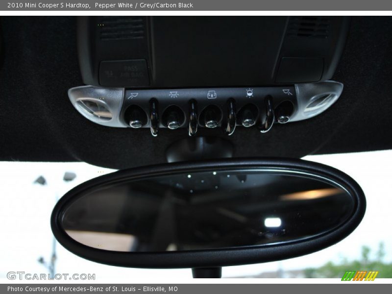 Pepper White / Grey/Carbon Black 2010 Mini Cooper S Hardtop