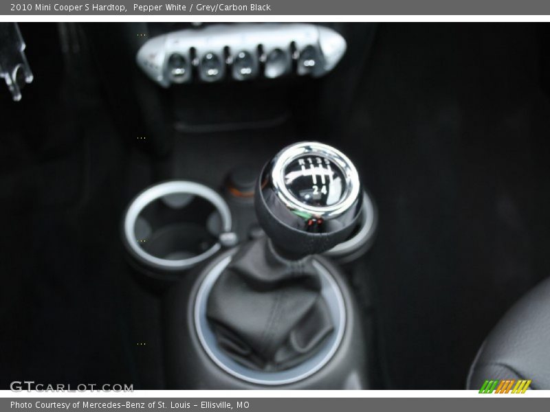 Pepper White / Grey/Carbon Black 2010 Mini Cooper S Hardtop