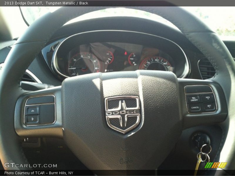 Tungsten Metallic / Black 2013 Dodge Dart SXT