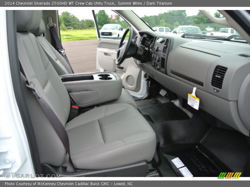 Summit White / Dark Titanium 2014 Chevrolet Silverado 2500HD WT Crew Cab Utlity Truck