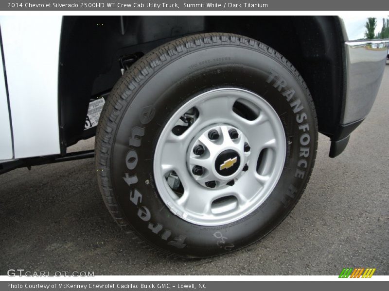 Summit White / Dark Titanium 2014 Chevrolet Silverado 2500HD WT Crew Cab Utlity Truck