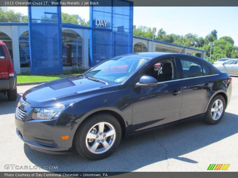 Blue Ray Metallic / Jet Black 2013 Chevrolet Cruze LT