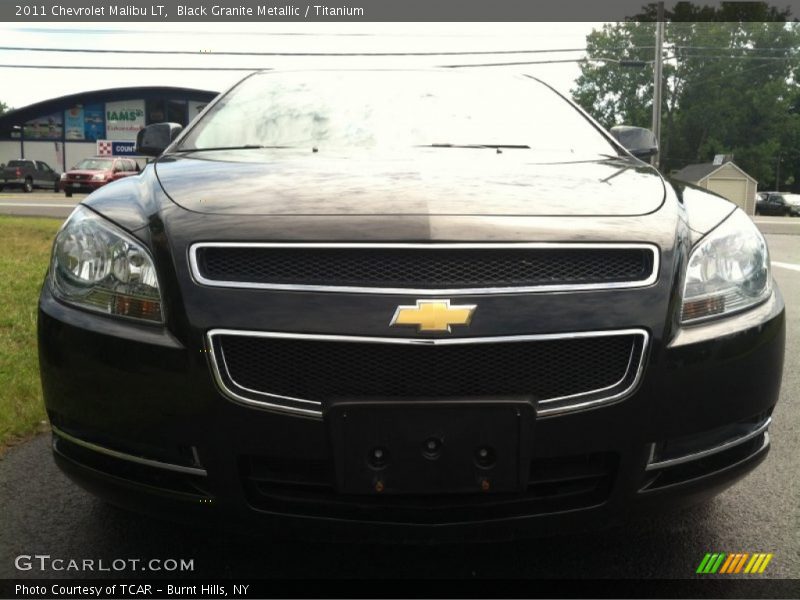Black Granite Metallic / Titanium 2011 Chevrolet Malibu LT