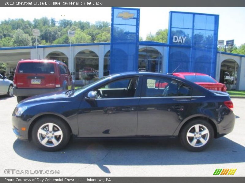 Blue Ray Metallic / Jet Black 2013 Chevrolet Cruze LT