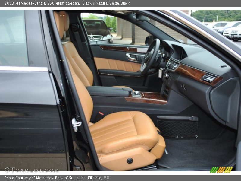 Black / Natural Beige/Black 2013 Mercedes-Benz E 350 4Matic Sedan