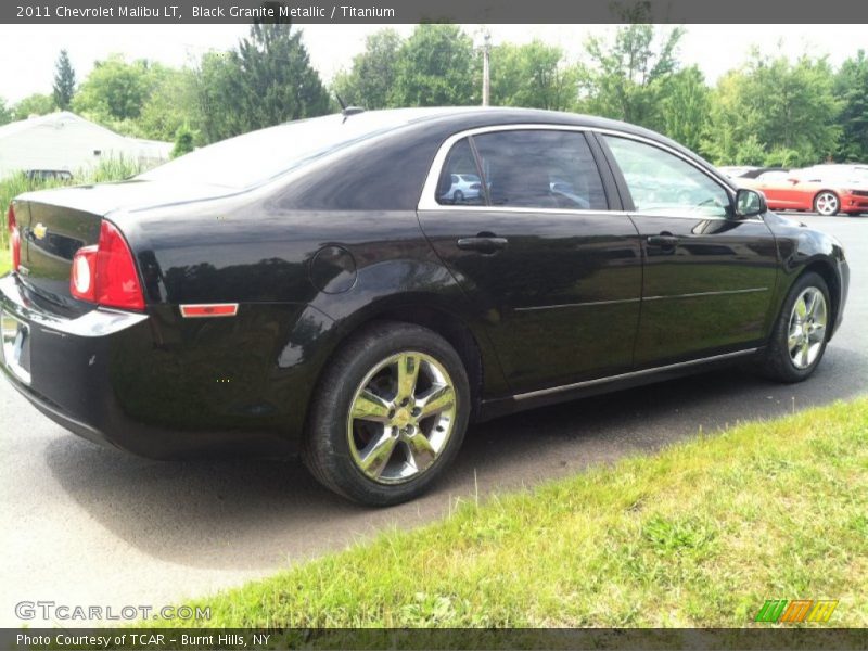Black Granite Metallic / Titanium 2011 Chevrolet Malibu LT