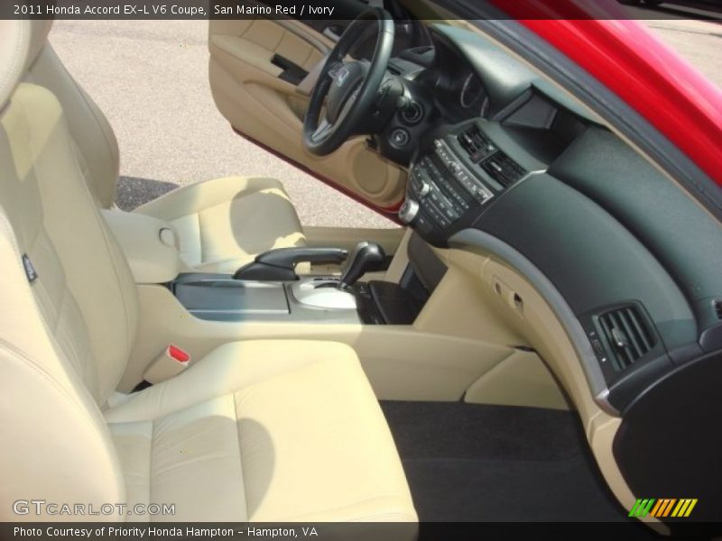 San Marino Red / Ivory 2011 Honda Accord EX-L V6 Coupe