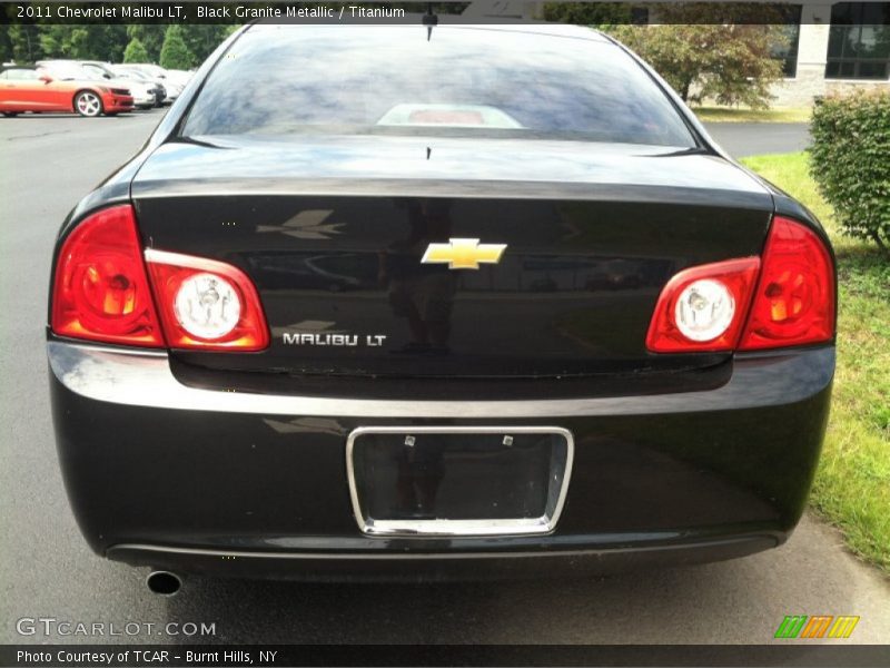 Black Granite Metallic / Titanium 2011 Chevrolet Malibu LT