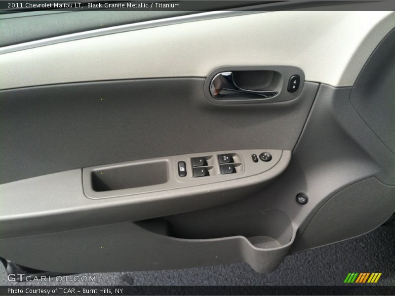 Black Granite Metallic / Titanium 2011 Chevrolet Malibu LT