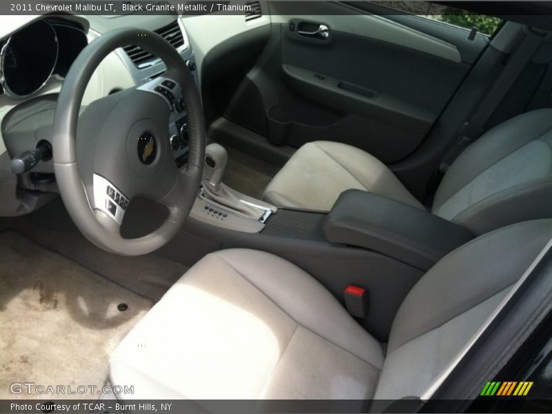 Black Granite Metallic / Titanium 2011 Chevrolet Malibu LT