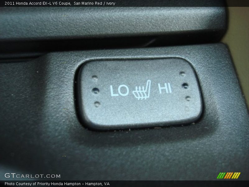 San Marino Red / Ivory 2011 Honda Accord EX-L V6 Coupe