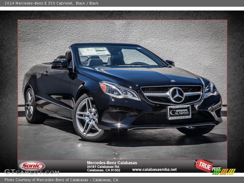 Black / Black 2014 Mercedes-Benz E 350 Cabriolet