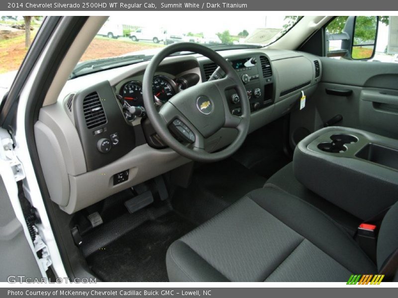 Summit White / Dark Titanium 2014 Chevrolet Silverado 2500HD WT Regular Cab