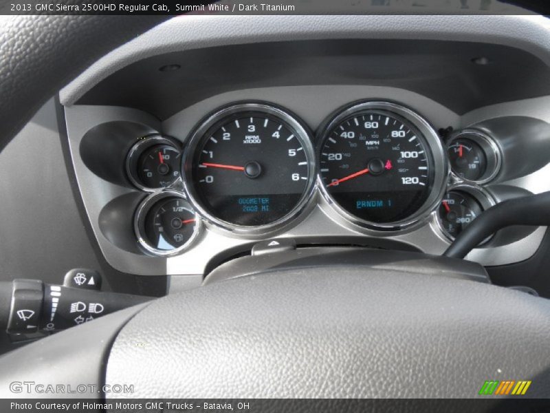 Summit White / Dark Titanium 2013 GMC Sierra 2500HD Regular Cab